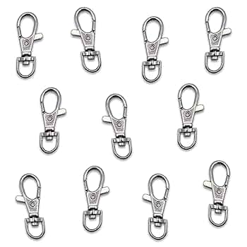 Amazon.co.jp: ナスカン 23mm 特小 10個 シルバー キーホルダー